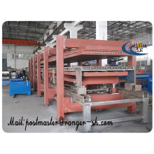 12 meters 2+2 polyurethane sandwich panel machine/PU Sandwich Panel production line